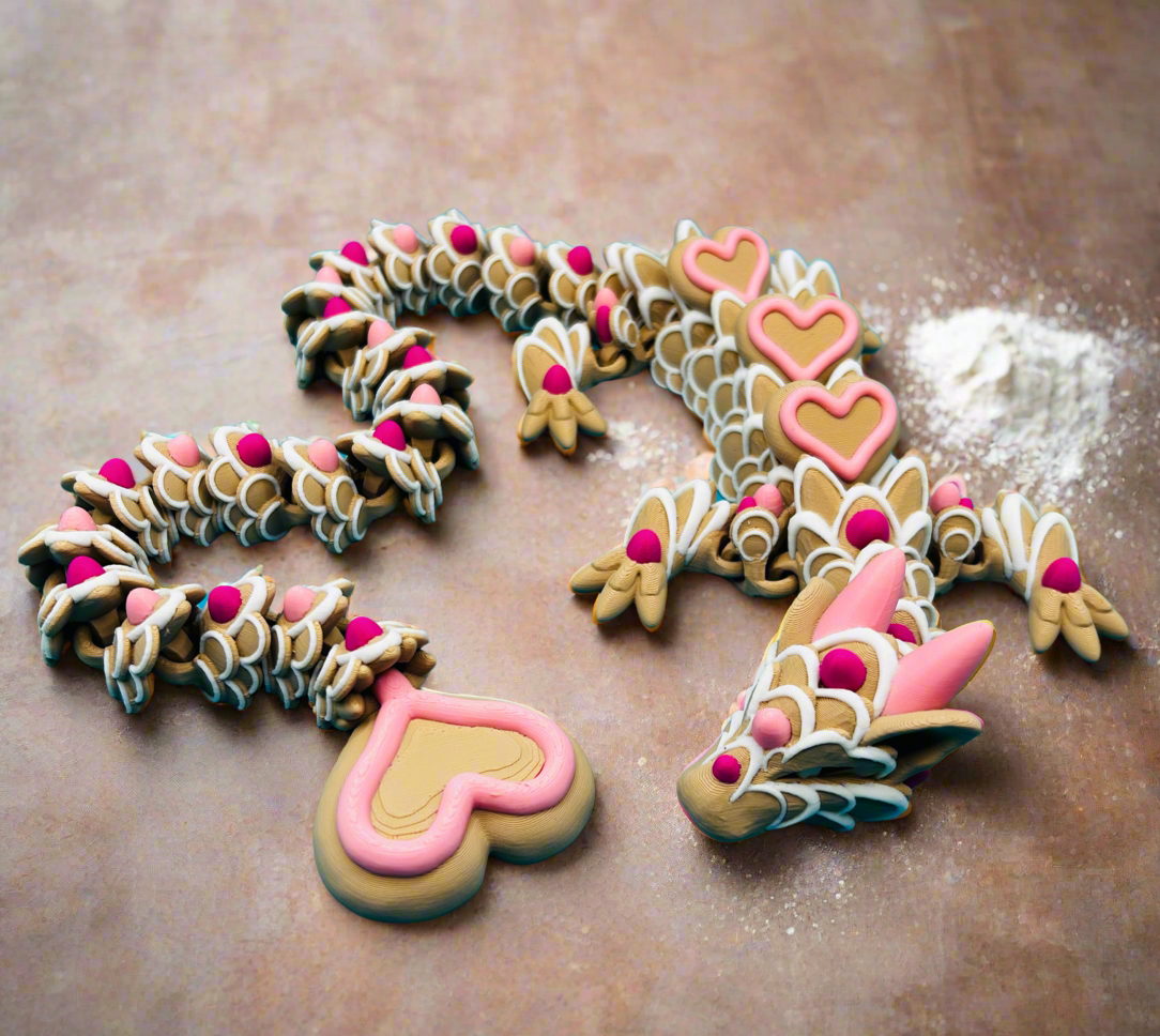 Love Heart Cookie Dragon