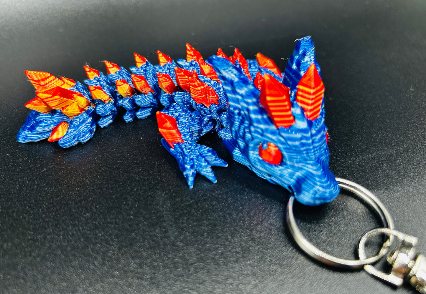 Baby Wolf Dragon Tadling Keyring