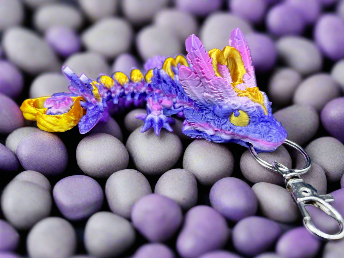 Light Heart Dragon Tadling Keyring
