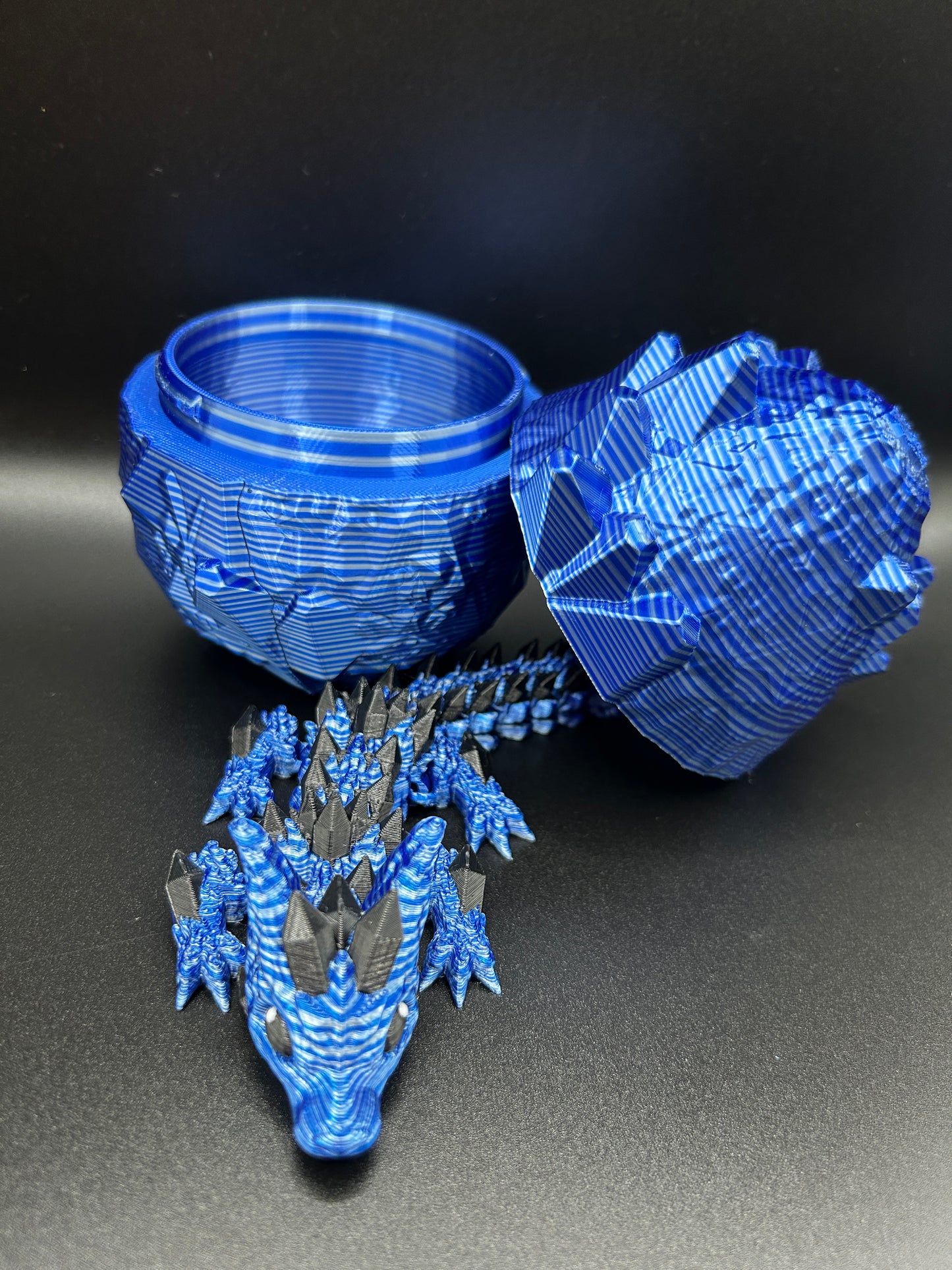 Baby Wolf Dragon with Crystal Dragon Egg
