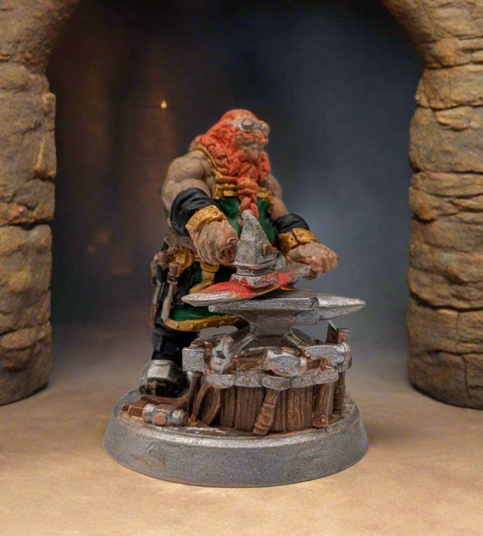 Dwarven BlackSmith DnD - Ice and Fire Collection