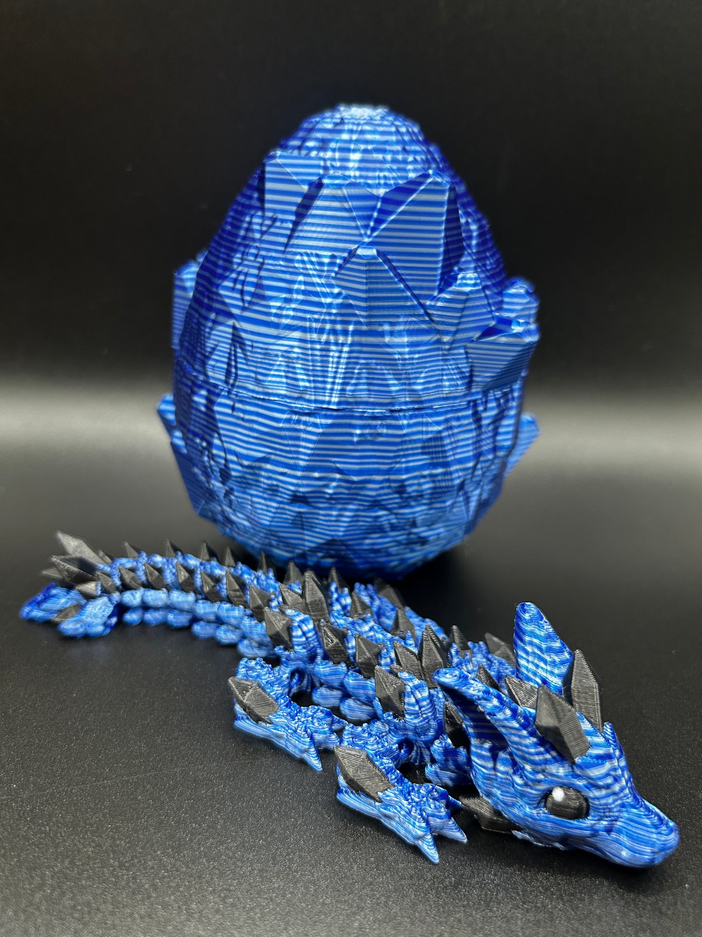 Baby Wolf Dragon with Crystal Dragon Egg