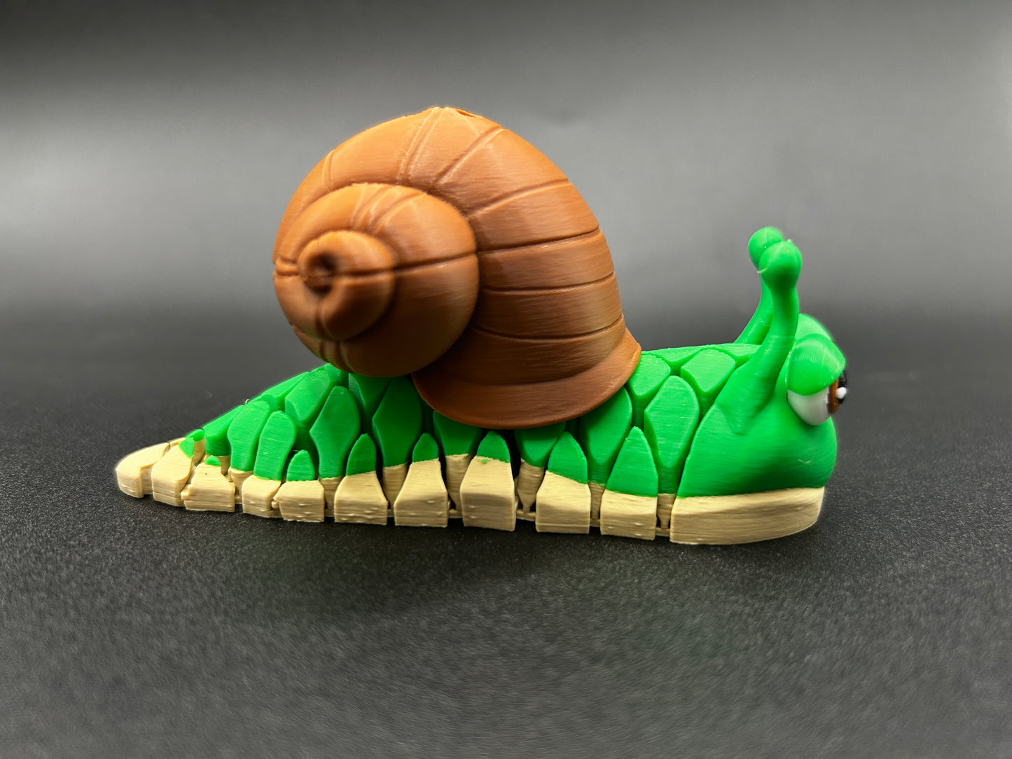 Abigail, the Snail Keyring & Fidget Toy