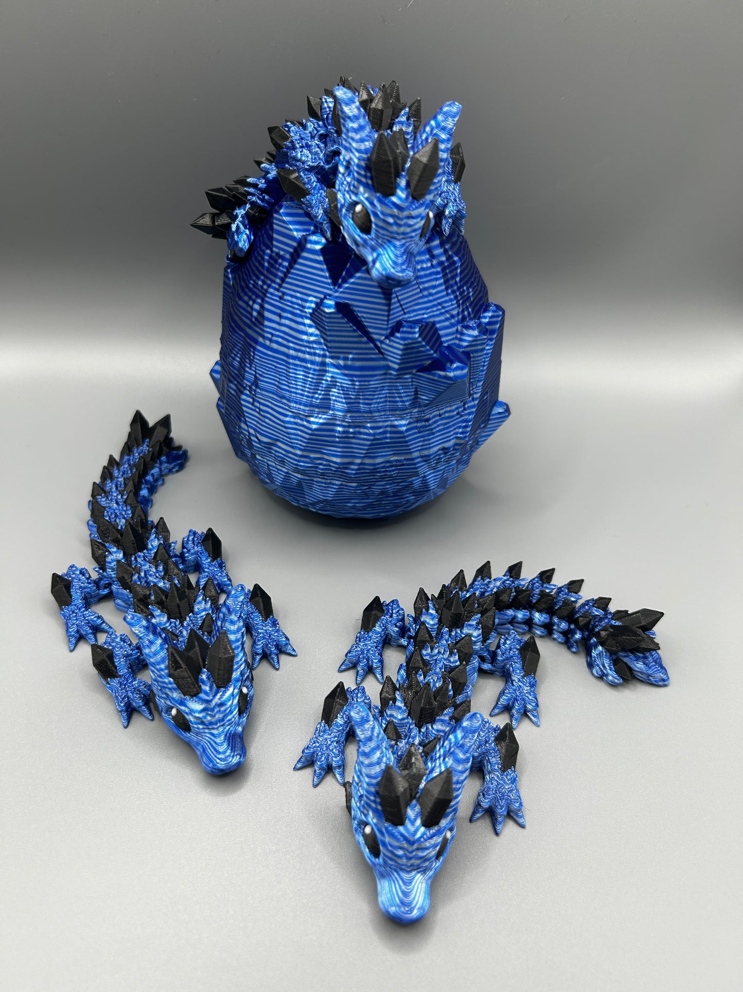 Baby Wolf Dragon with Crystal Dragon Egg