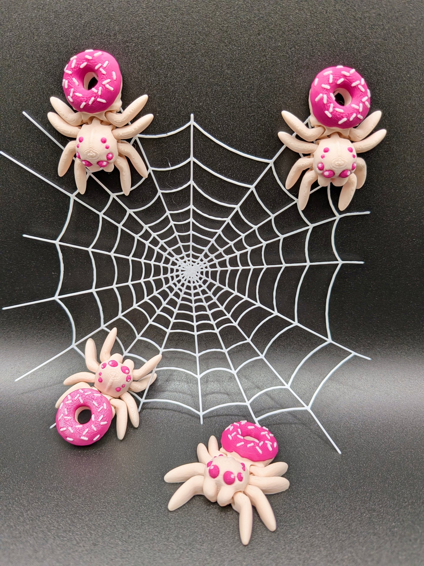 Cute Articulated Spiders 3D Printed High Quality Fidget Toy Collection