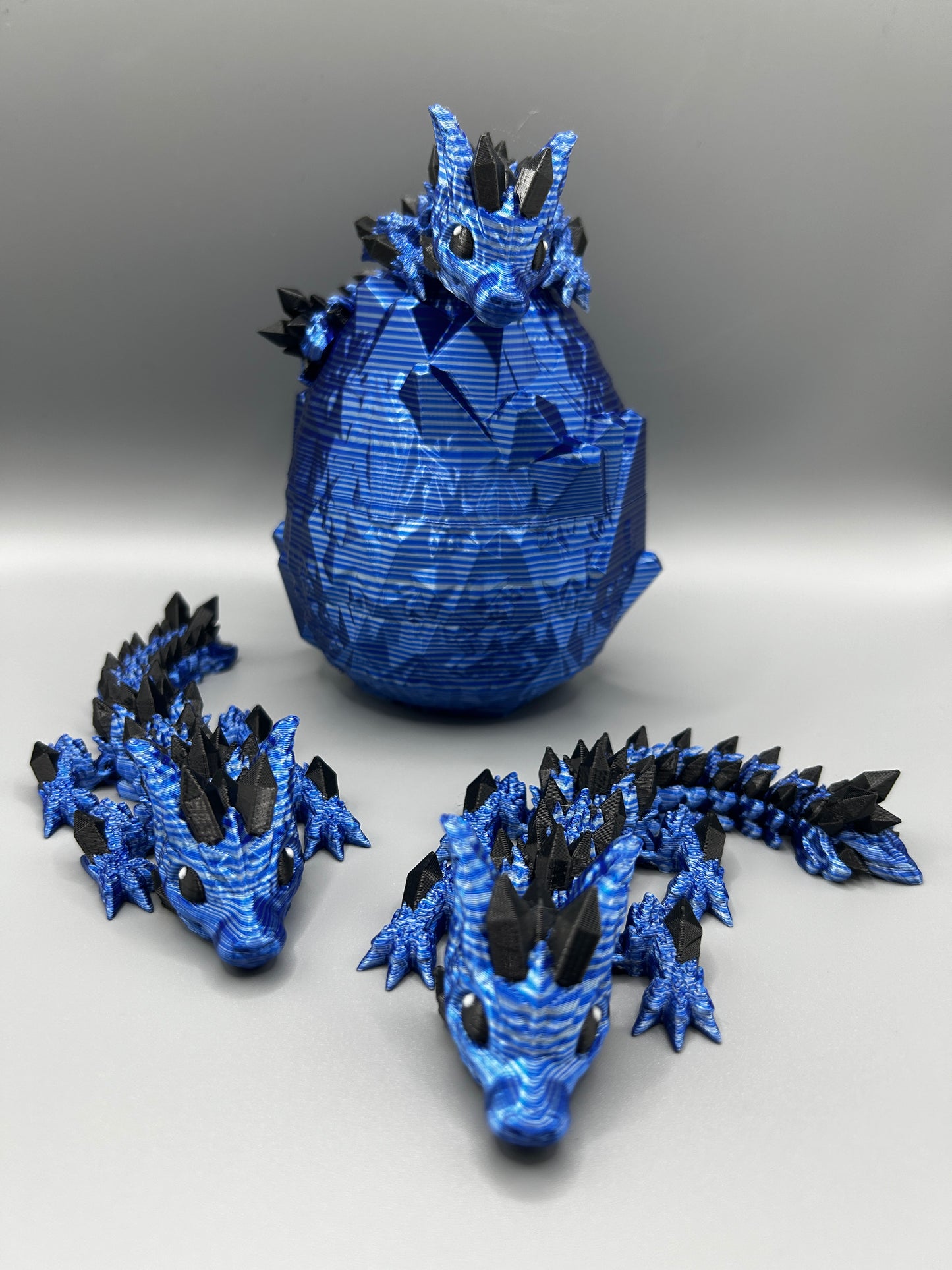 Baby Wolf Dragon with Crystal Dragon Egg