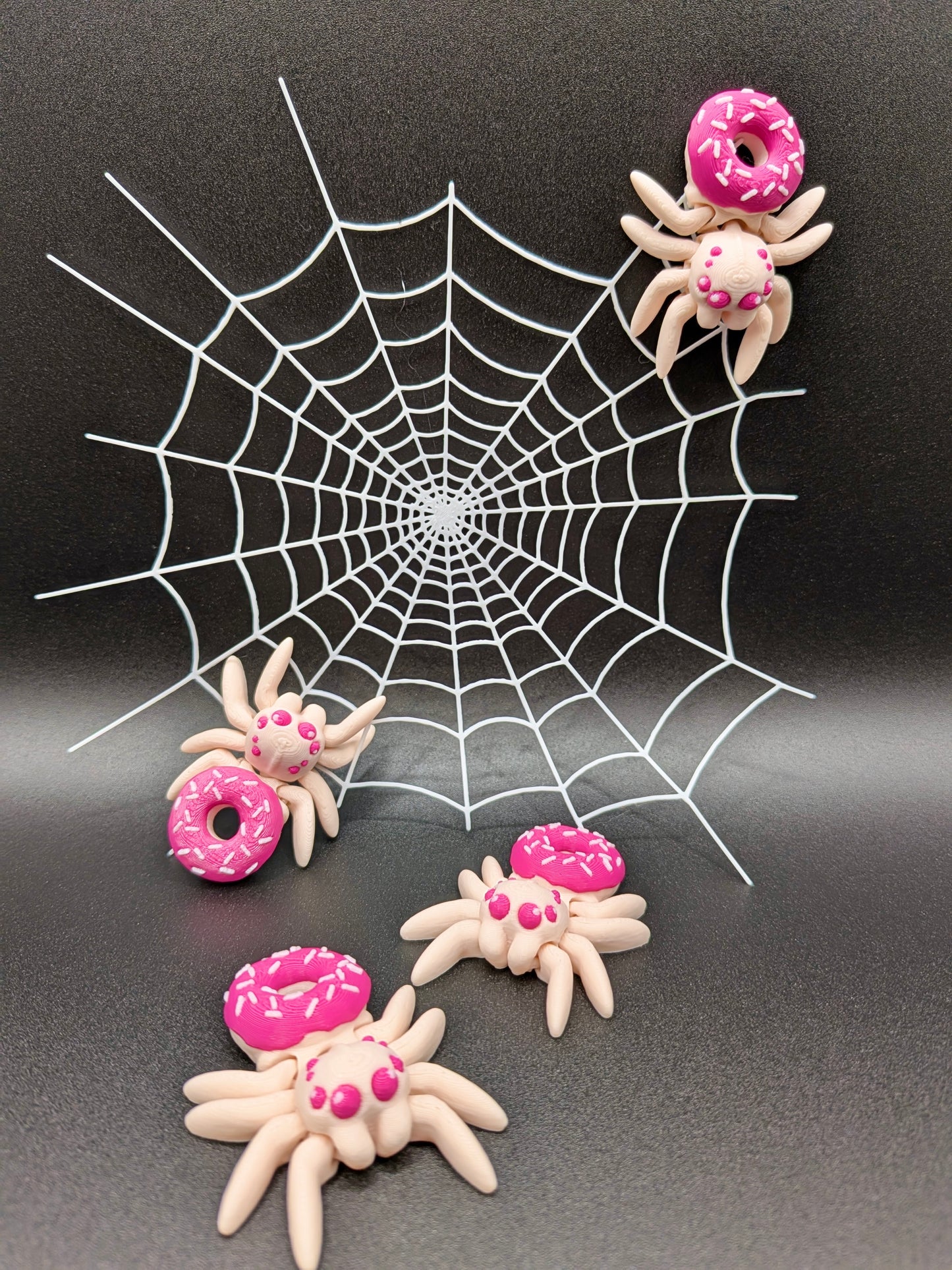 Cute Articulated Spiders 3D Printed High Quality Fidget Toy Collection