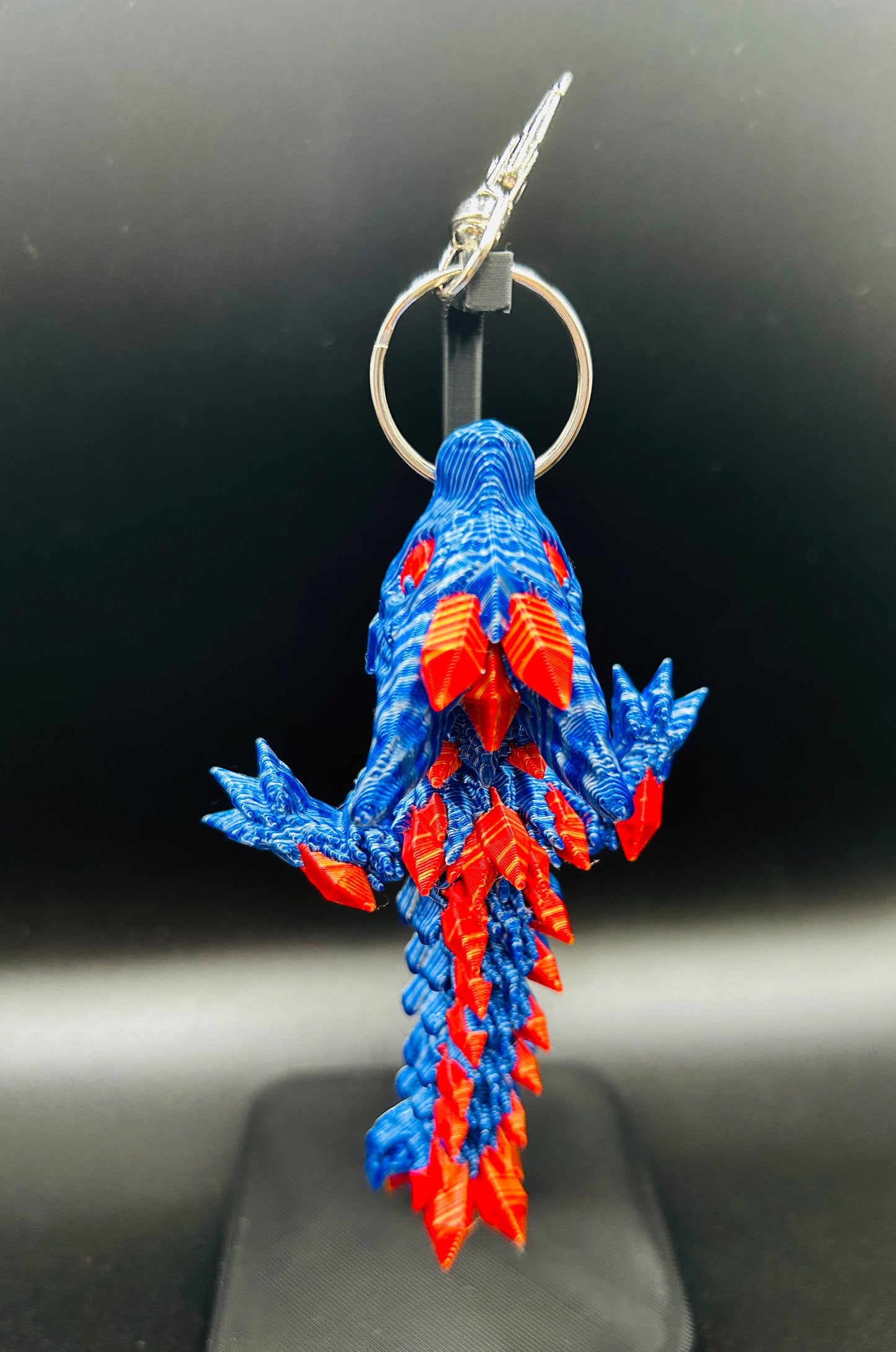 Baby Wolf Dragon Tadling Keyring
