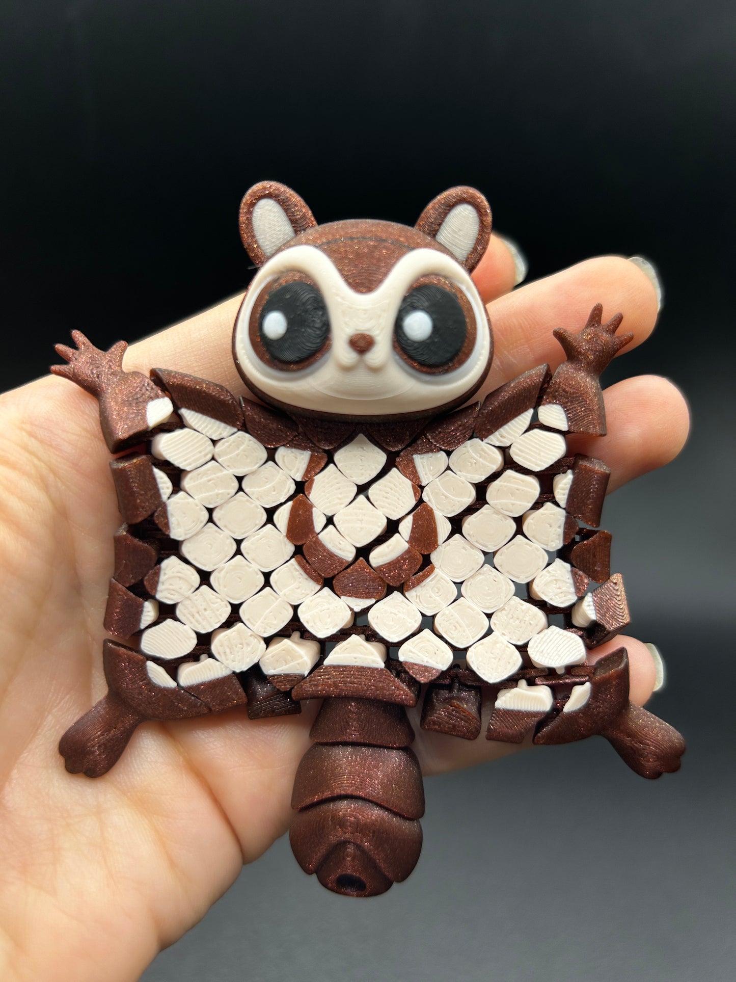 Merle the Flying Squirrel, Keyring & Fidget Toy