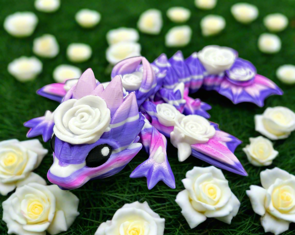 Baby Winged Rose Dragon