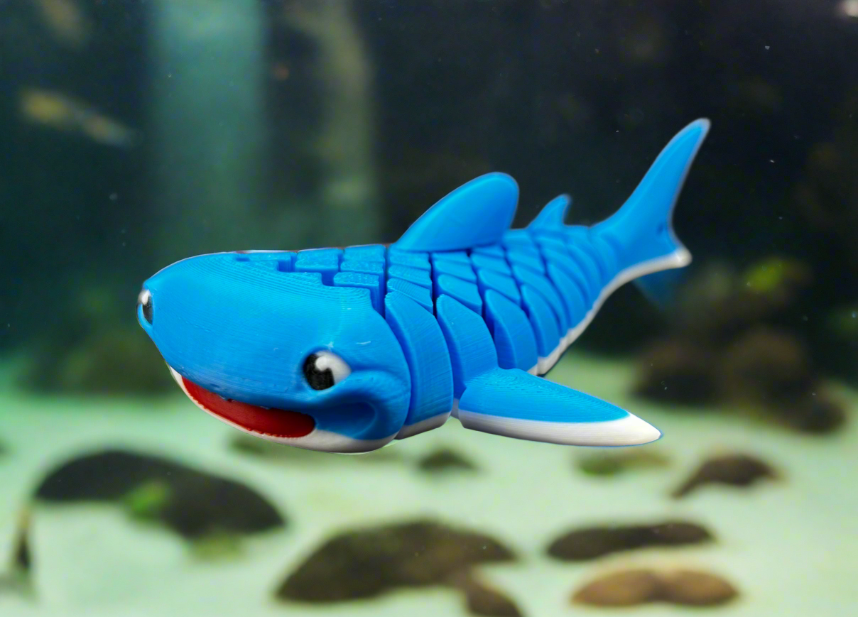 Mark, the Whale Shark Keyring & Fidget Toy