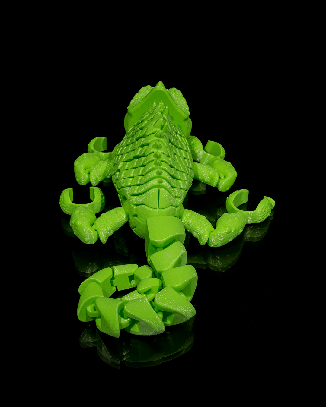 Articulated Chameleon With Branch