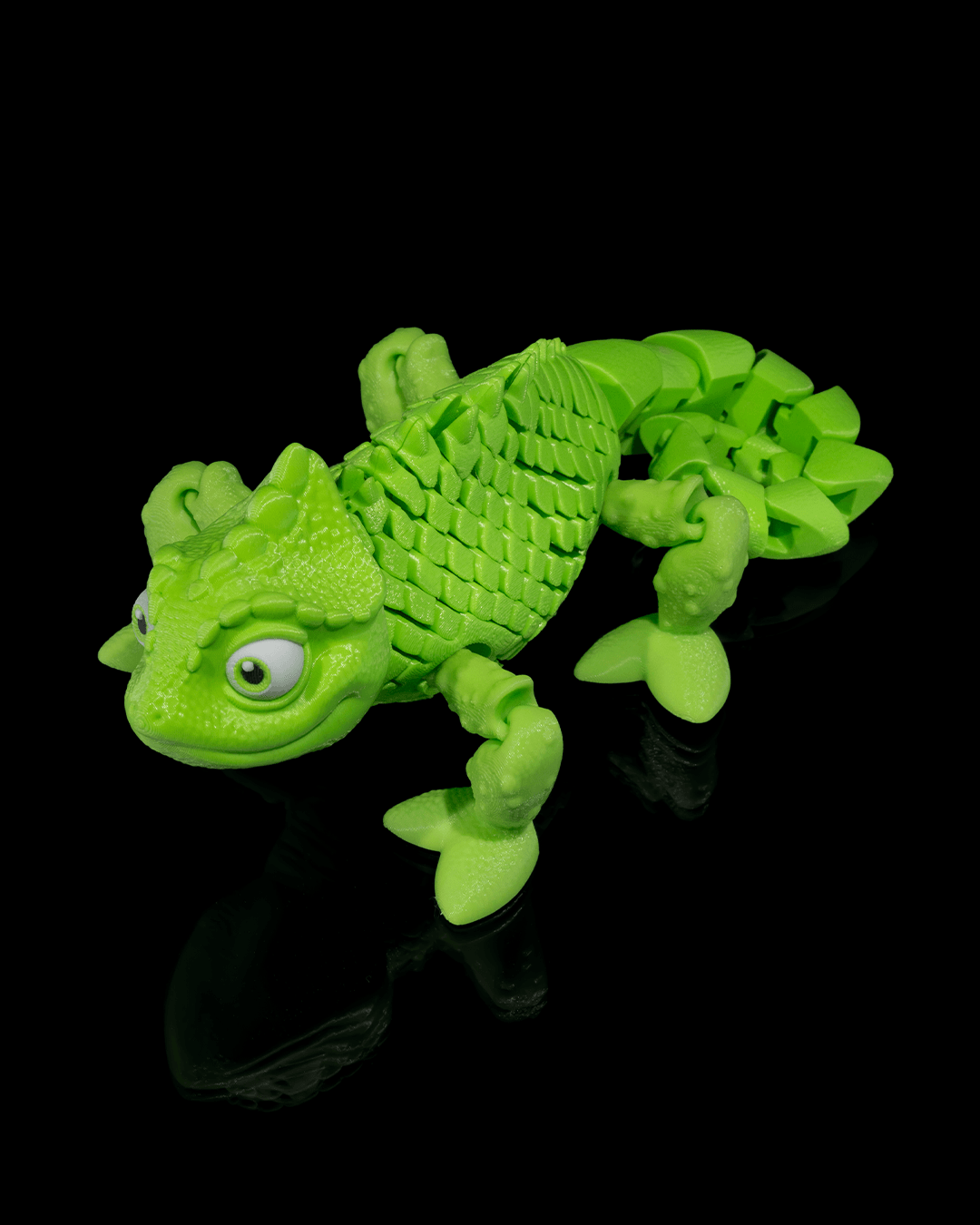 Articulated Chameleon With Branch