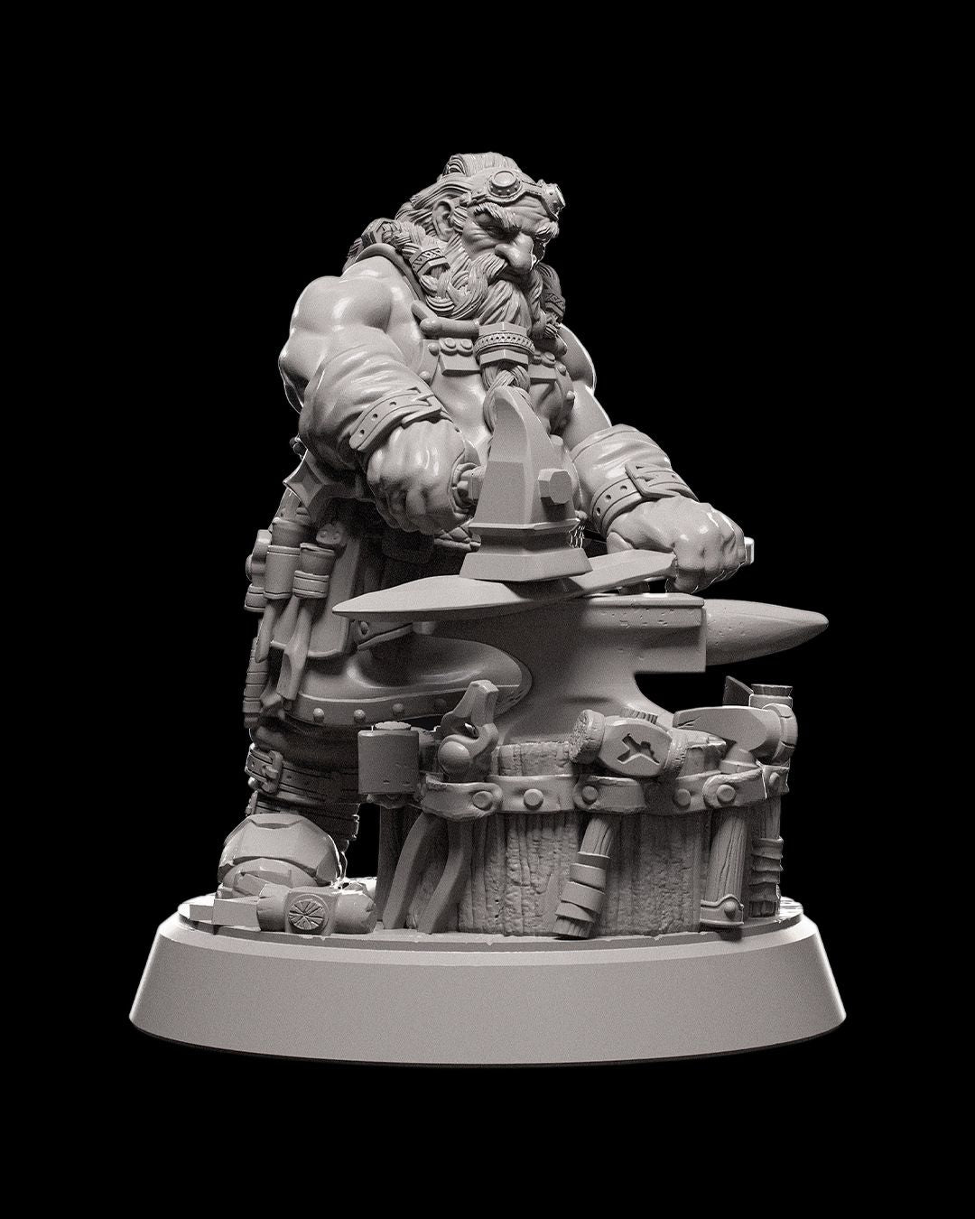 Dwarven BlackSmith DnD - Ice and Fire Collection