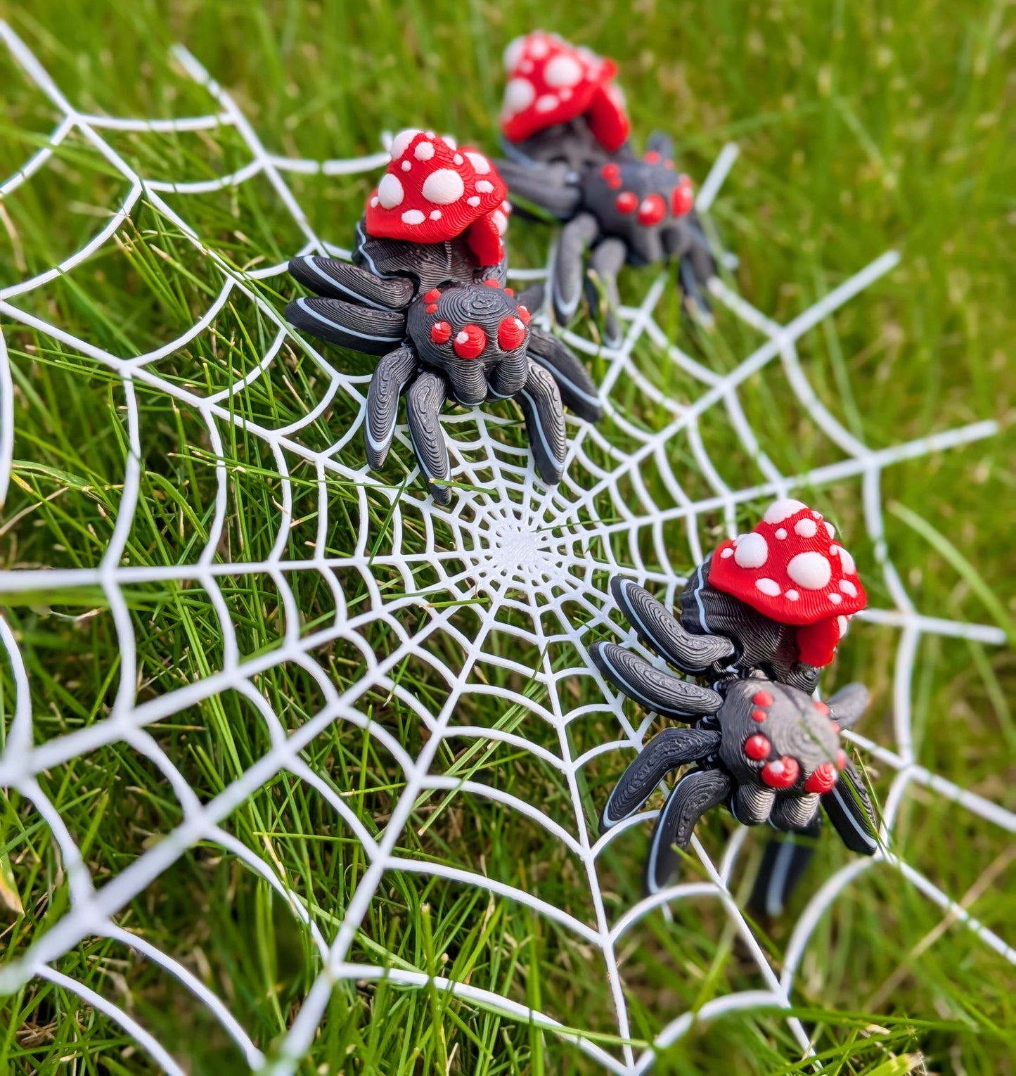 Cute Articulated Spiders 3D Printed High Quality Fidget Toy Collection