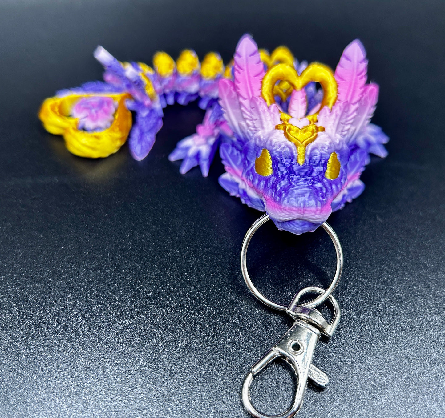 Light Heart Dragon Tadling Keyring