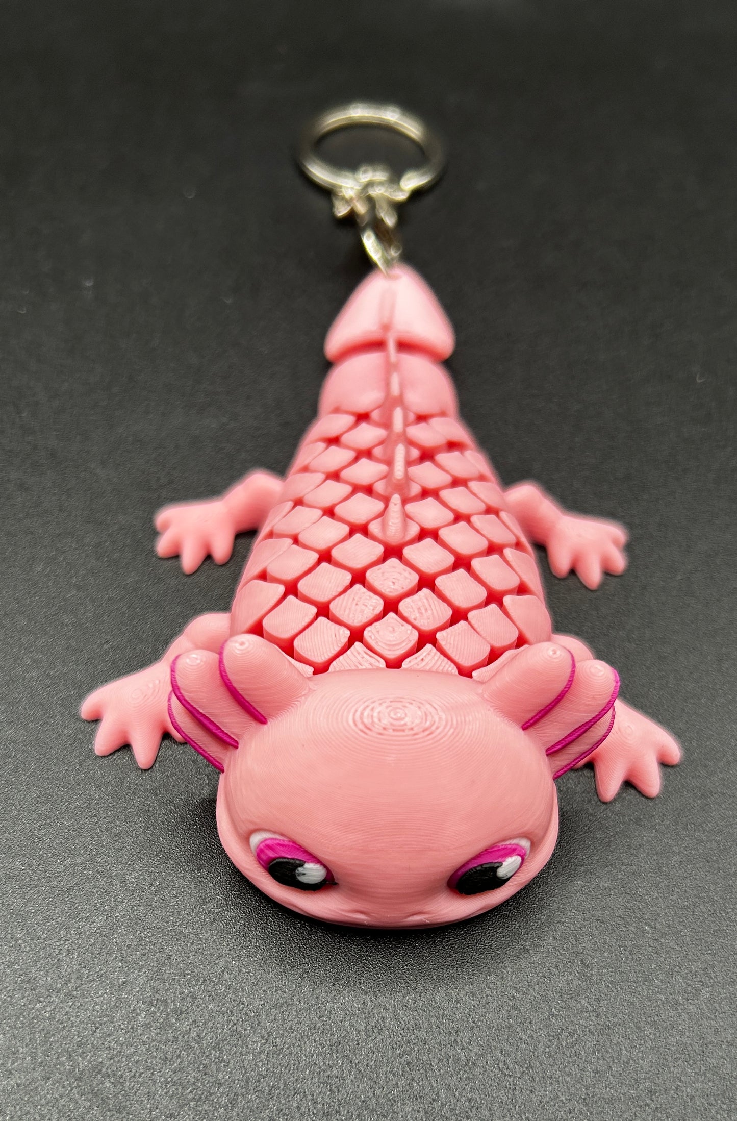 Ashley, the Axolotl Keychain & Fidget Toy