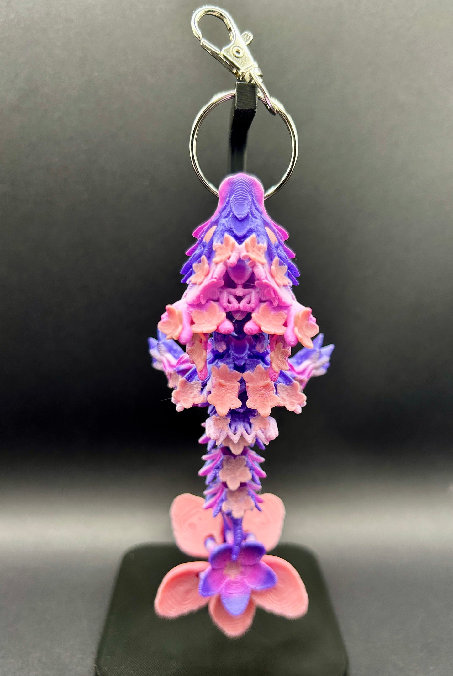 Cherry Blossom Dragon Tadling Keyring