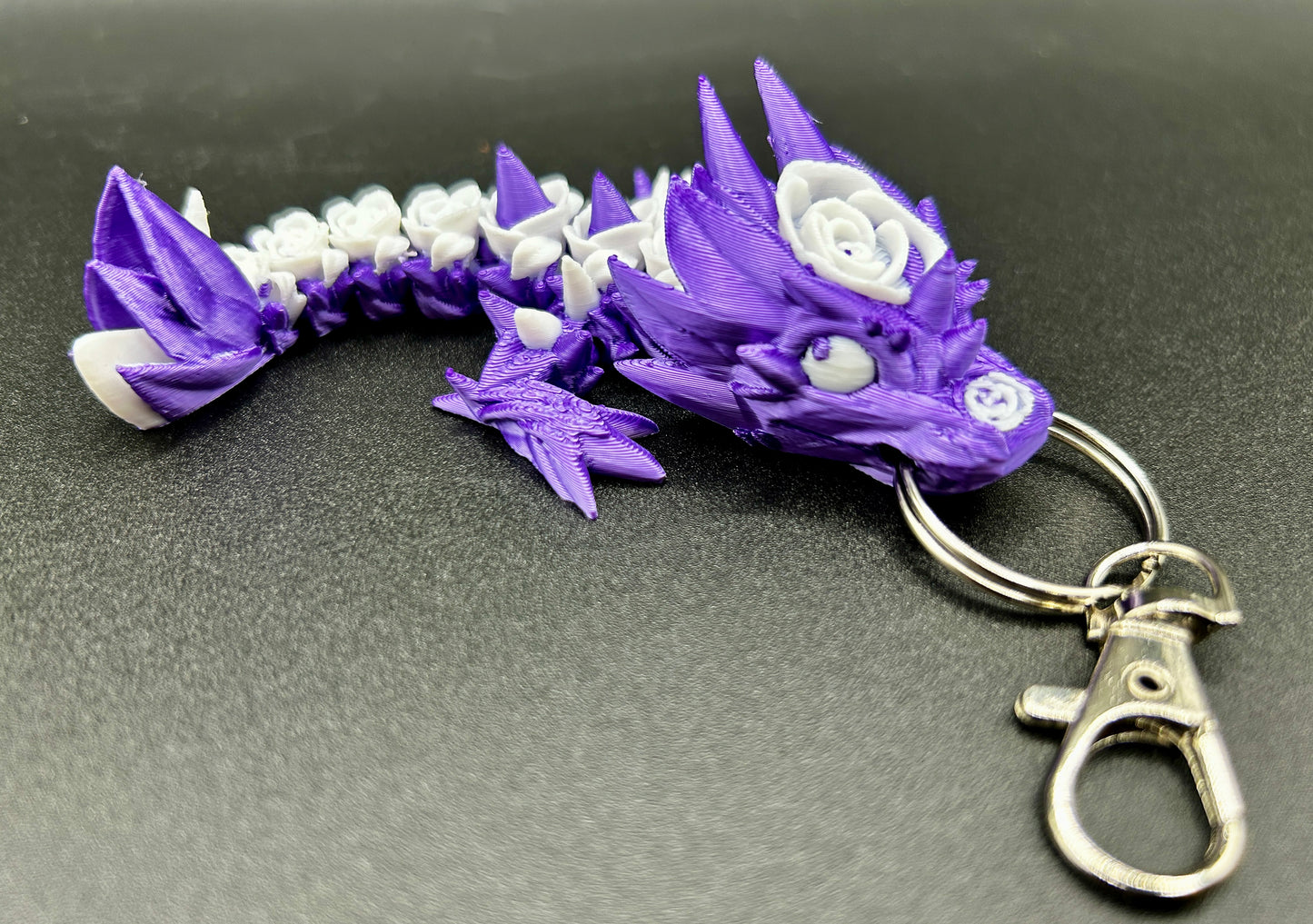 Rose Dragon Tadling Keyring