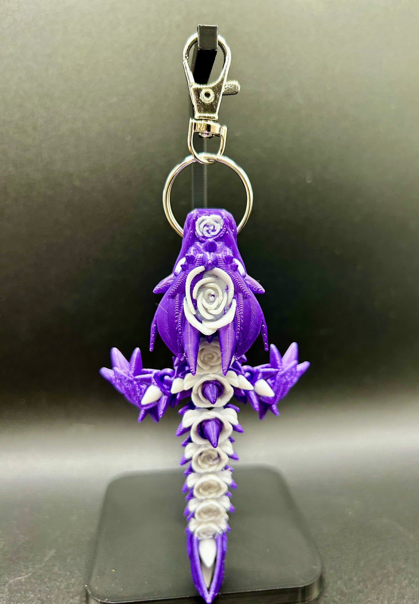 Rose Dragon Tadling Keyring