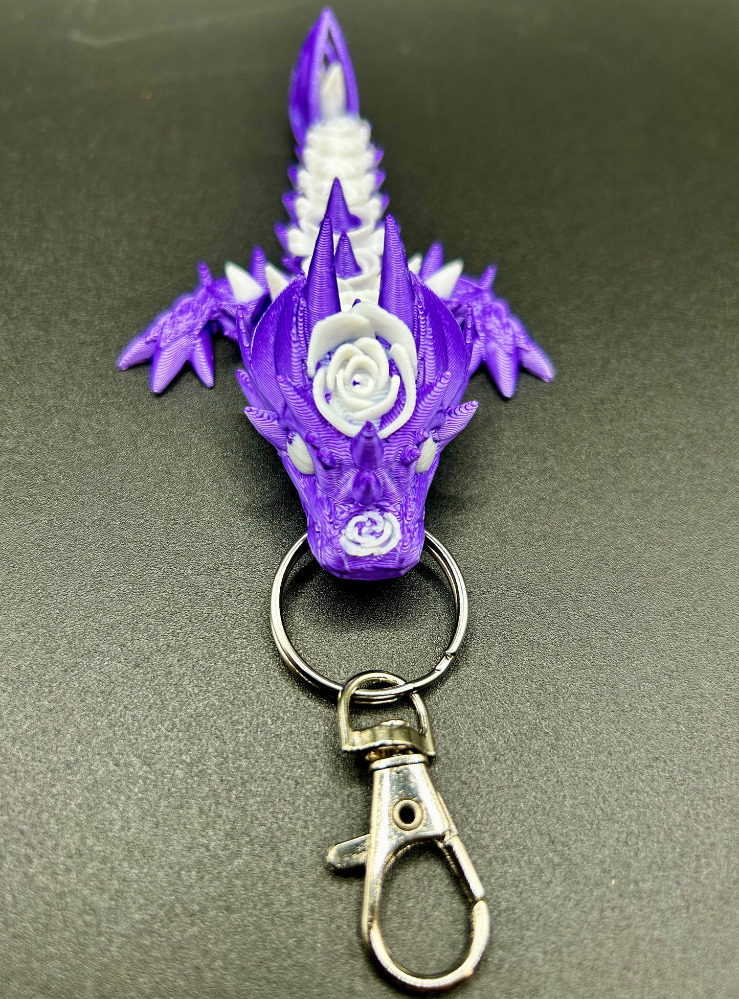 Rose Dragon Tadling Keyring
