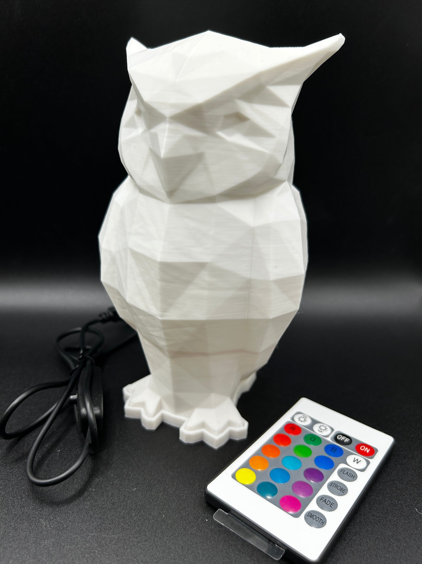 Owl Lamp with RGB Light & Controller