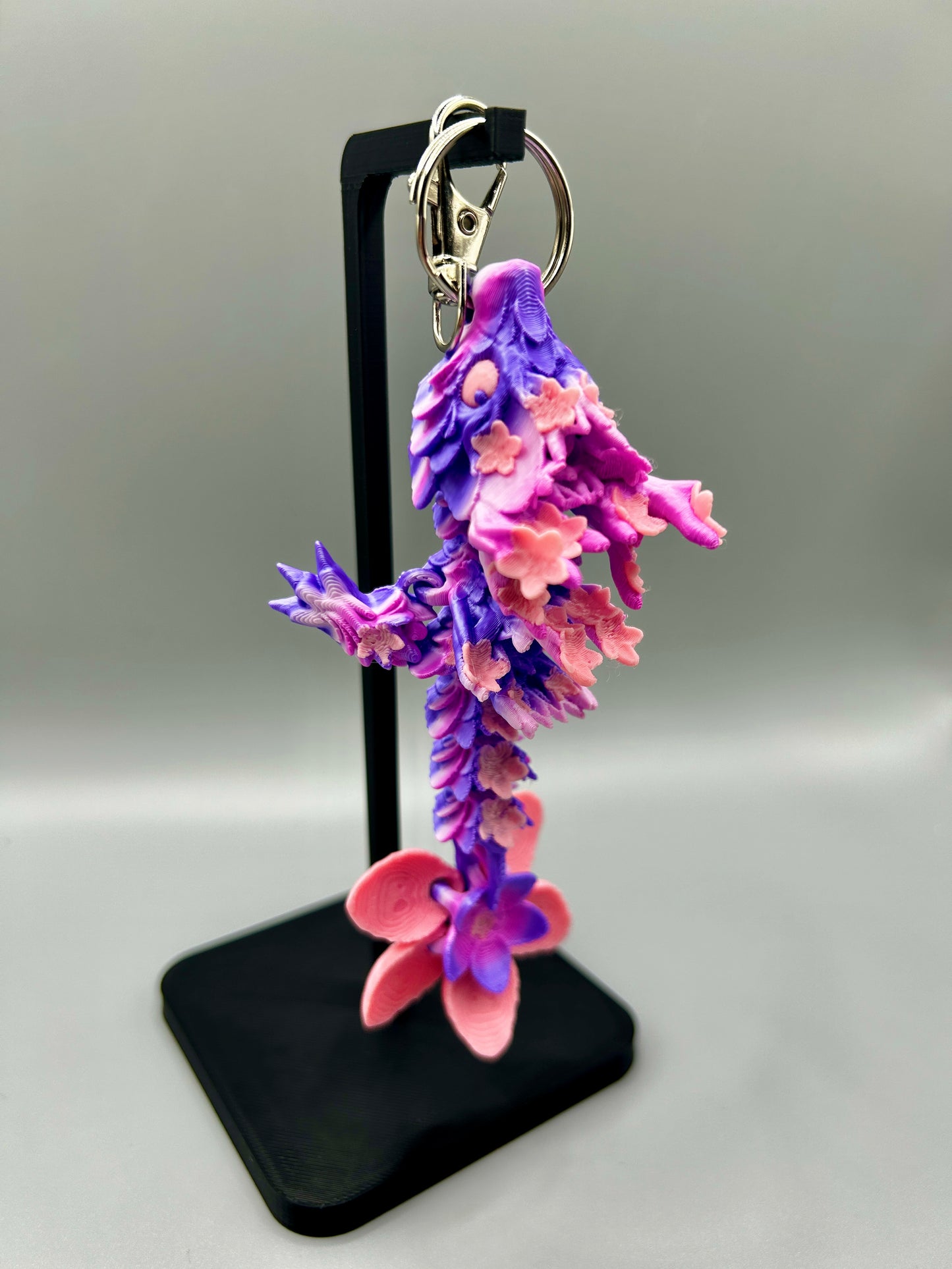 Cherry Blossom Dragon Tadling Keyring