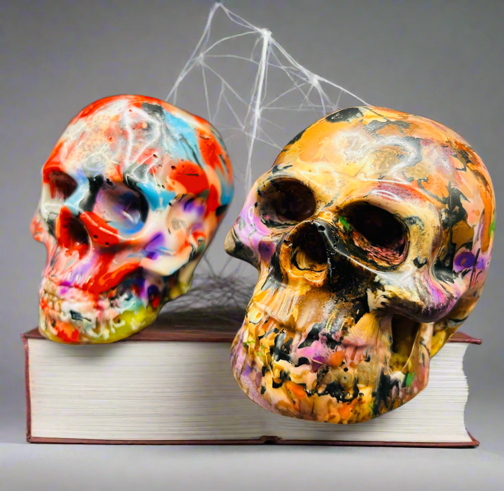 Waste to Art Skull Collection