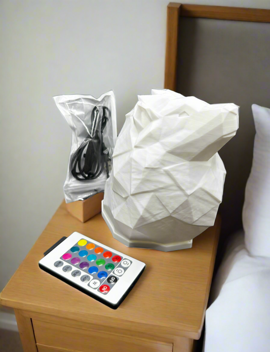 Lion Lamp with RGB Light & Controller