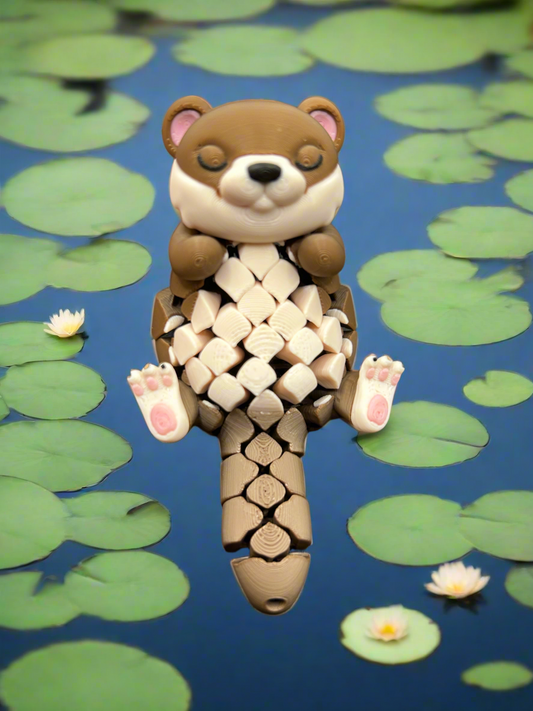 Dottie, the Otter Keyring & Fidget Toy