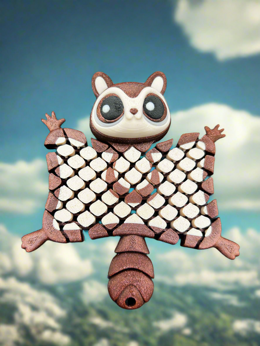 Merle the Flying Squirrel, Keyring & Fidget Toy
