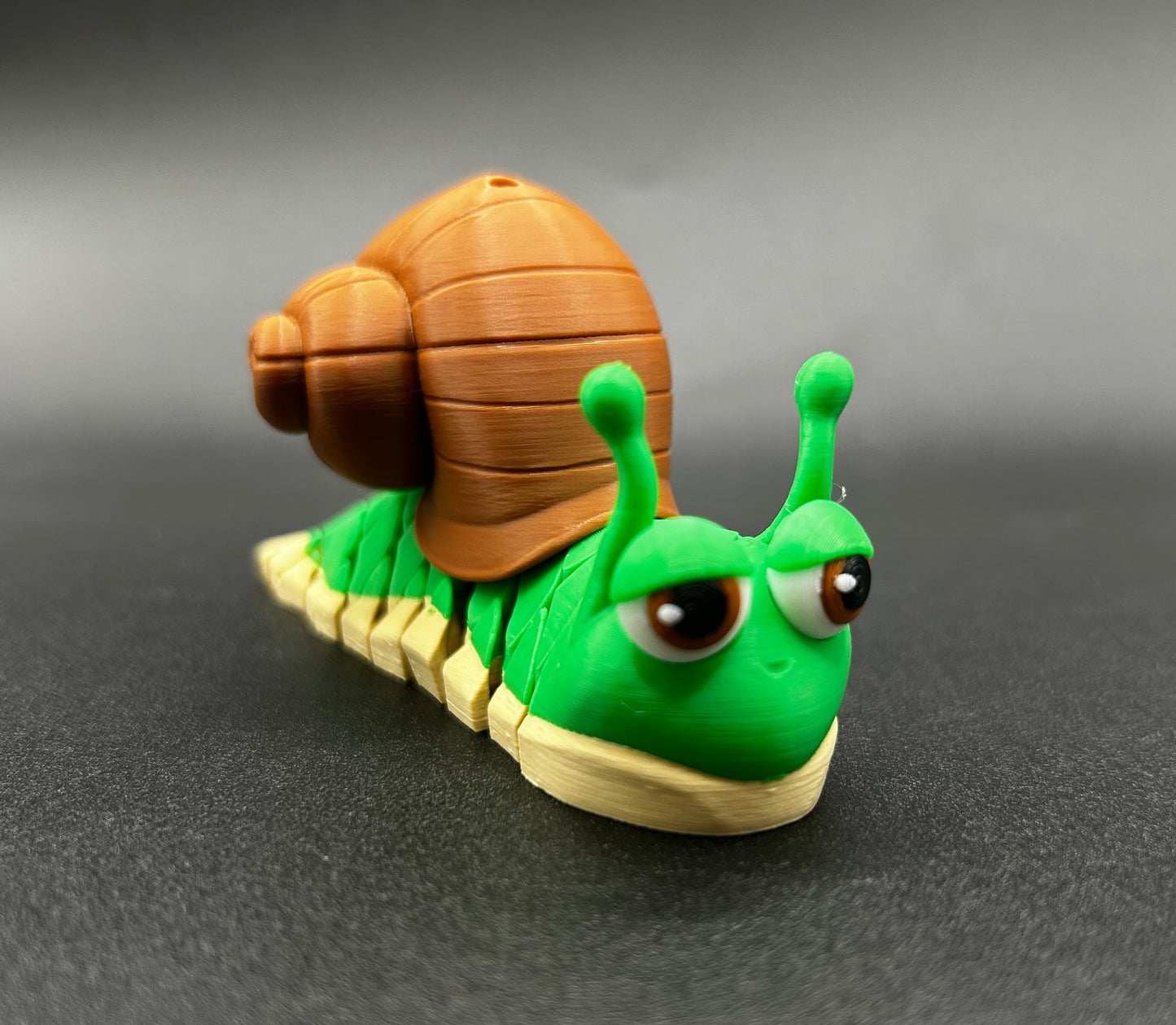 Abigail, the Snail Keyring & Fidget Toy