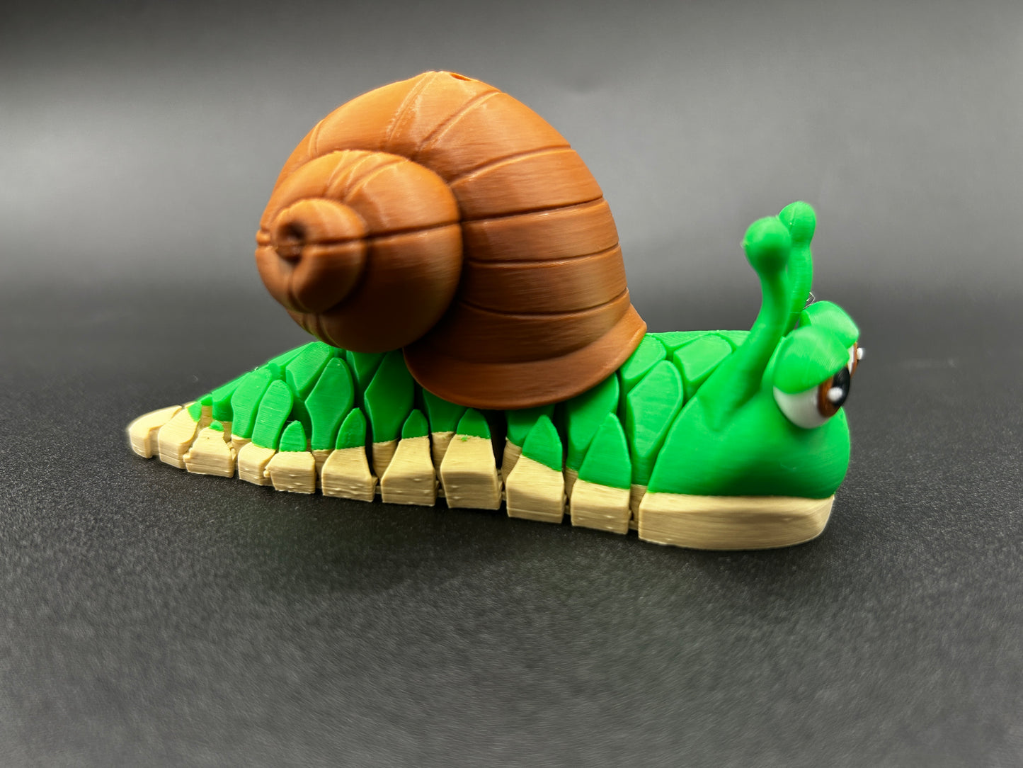 Abigail, the Snail Keyring & Fidget Toy