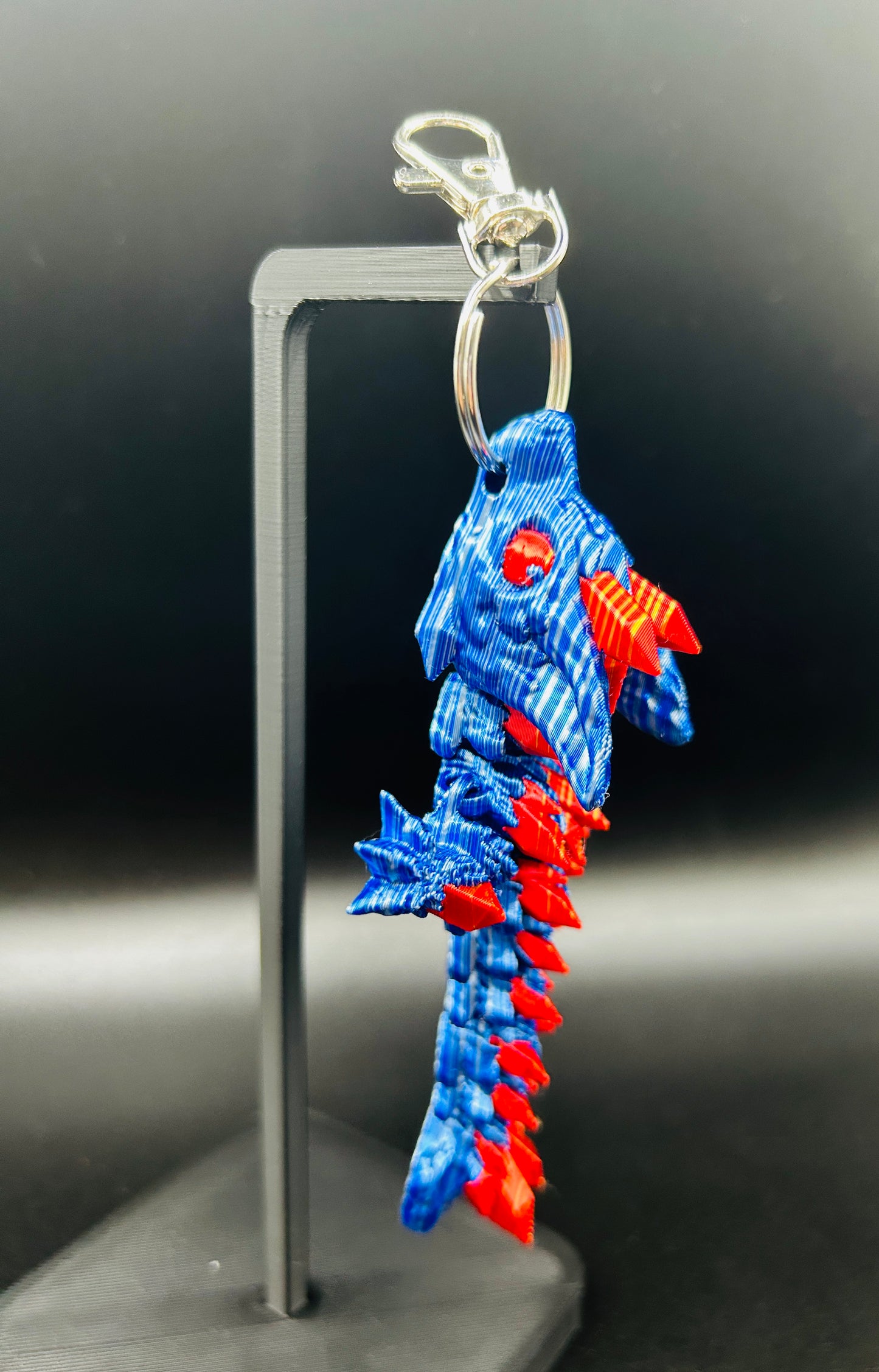 Baby Wolf Dragon Tadling Keyring
