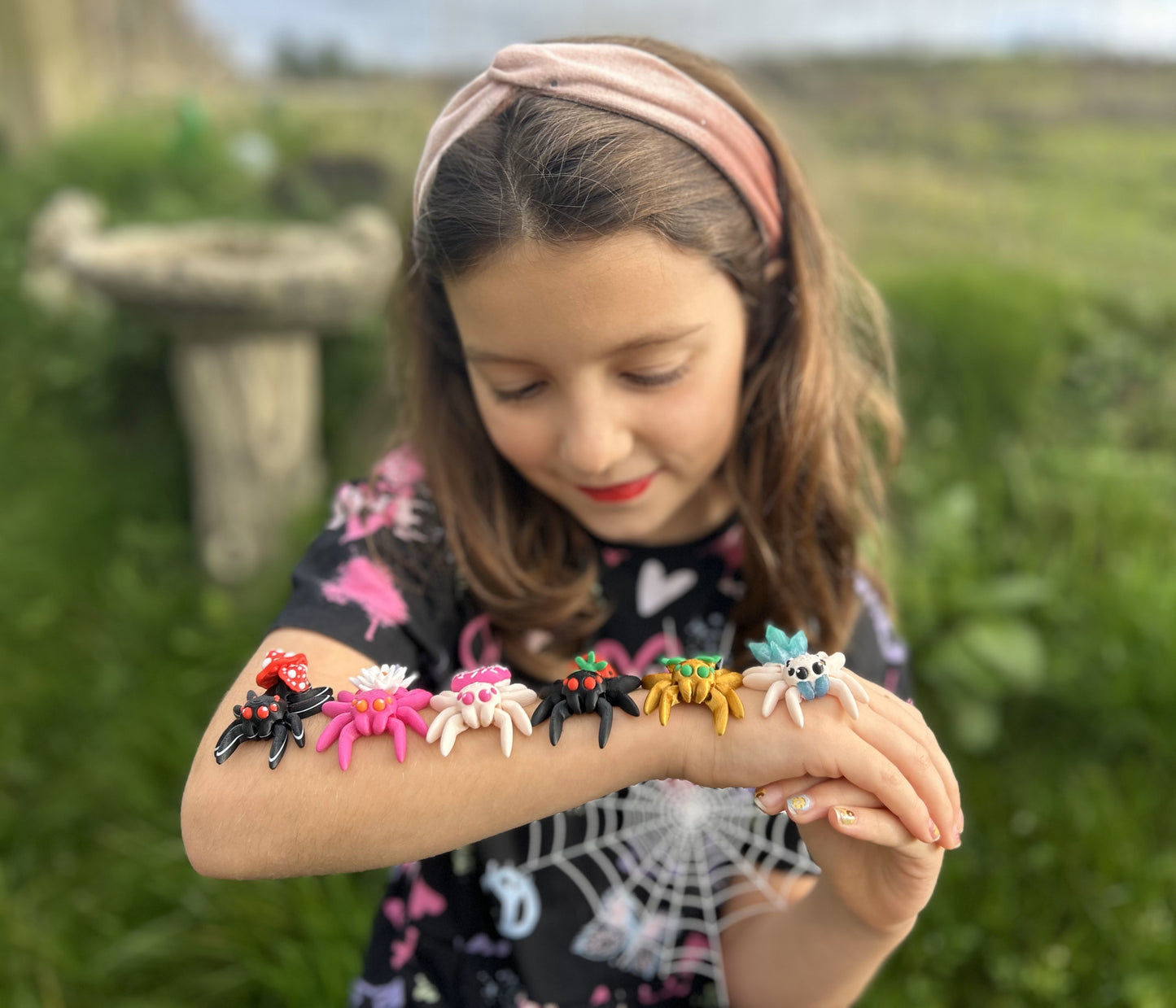 Cute Articulated Spiders 3D Printed High Quality Fidget Toy Collection