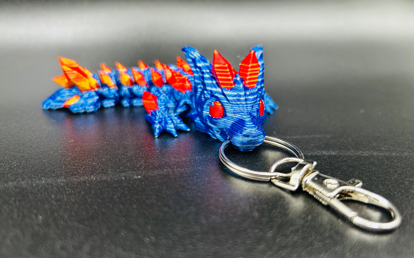 Baby Wolf Dragon Tadling Keyring