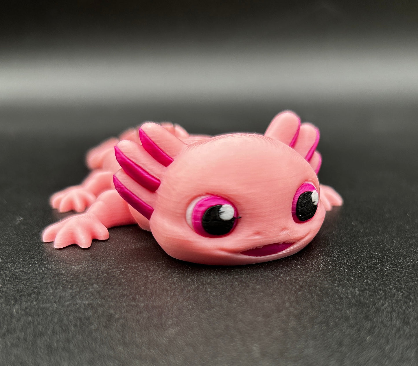 Ashley, the Axolotl Keychain & Fidget Toy