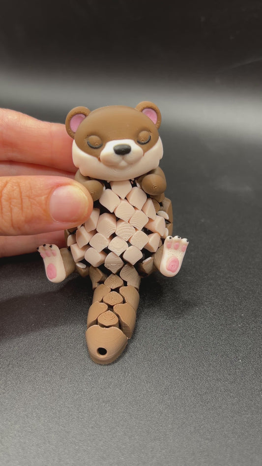 Dottie, the Otter Keyring & Fidget Toy
